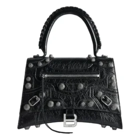 Borsa a mano media Hourglass X Le Cagole “Black” 7815852AAY11000