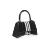 Borsa a mano piccola Balenciaga x adidas Hourglass “Black” 593546210MA1091