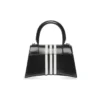 Borsa a mano piccola Balenciaga x adidas Hourglass “Black” 593546210MA1091