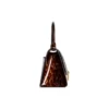 Borsa a mano piccola Hourglass con stampa tartaruga “Brown” 5935462AAZK2126