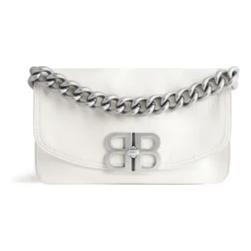 Borsa a patta piccola Bb Soft “Optic White” 7485982AAIY9001