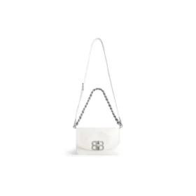 Borsa a patta piccola Bb Soft “Optic White” 7485982AAIY9001