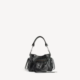 Borsa a secchiello da donna City, modello piccolo, nera