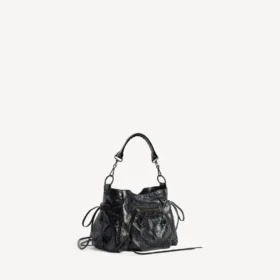 Borsa a secchiello da donna City, modello piccolo, nera