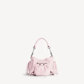 Borsa a secchiello da donna Le City, modello piccolo, in rosa petalo