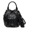 Borsa a secchiello piccola Le Cagole “Black” 7024321VG9Y1000