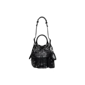 Borsa a secchiello piccola Le Cagole “Black” 7024321VG9Y1000