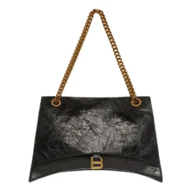 Borsa a tracolla Crush Large con catena “Black” 716332210IT1000