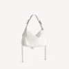 Borsa a tracolla da donna Clicca, modello medio, in bianco neve