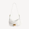 Borsa a tracolla da donna Clicca, modello medio, in bianco neve
