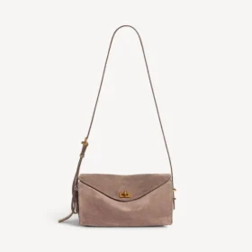 Borsa a tracolla da donna Le 7, modello medio, color biscotto