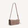 Borsa a tracolla da donna Le 7, modello medio, color biscotto