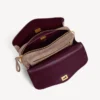Borsa a tracolla da donna Le 7, modello medio, color biscotto