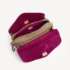 Borsa a tracolla da donna Le 7, modello medio, color biscotto