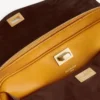 Borsa a tracolla da donna Le 7, modello medio, color curry