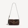 Borsa a tracolla da donna Le 7, modello medio, color moka