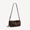 Borsa a tracolla da donna Le 7, modello medio, color moka