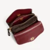 Borsa a tracolla da donna Le 7, modello medio, color moka