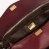Borsa a tracolla da donna Le 7, modello medio, color moka