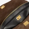 Borsa a tracolla da donna Le 7, modello medio, in nero