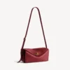 Borsa a tracolla da donna Le 7, modello medio, nei colori rubino/moka
