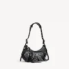Borsa a tracolla da donna Le Cagole piccola, nera