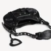 Borsa a tracolla da donna Le Cagole piccola, nera