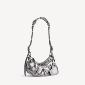 Borsa a tracolla da donna Le Cagole XS in argento