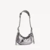Borsa a tracolla da donna Le Cagole XS in argento