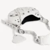 Borsa a tracolla da donna Le Cagole XS in bianco
