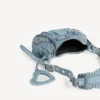 Borsa a tracolla da donna Le Cagole XS in blu