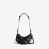 Borsa a tracolla da donna Le Cagole XS in nero