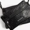 Borsa a tracolla da uomo Explorer con doppia tasca, nera Borsa a tracolla da uomo Explorer con doppia tasca, nera