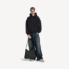 Borsa a tracolla da uomo Explorer Hobo in nero