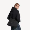 Borsa a tracolla da uomo Explorer Hobo in nero