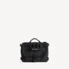 Borsa a tracolla da uomo in stile militare, piccola, nera