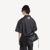 Borsa a tracolla da uomo Le City multipocket, modello medio, in nero