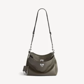 Borsa a tracolla da uomo Rodeo, modello piccolo, color kaki