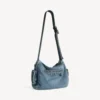 Borsa a tracolla da uomo Superbusy in blu vintage