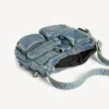 Borsa a tracolla da uomo Superbusy in blu vintage