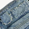 Borsa a tracolla da uomo Superbusy in blu vintage