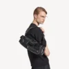 Borsa a tracolla da uomo Superbusy piccola in nero