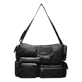 Borsa a tracolla grande Superbusy “Black” 702168210C81000