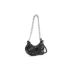 Borsa a tracolla Le Cagole Xs con catena “Black” 7128131VG9Y1000