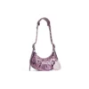 Borsa a tracolla Le Cagole XS con stampa leopardata “Rosa” 6713092AAV75651
