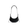 Borsa a tracolla Le Cagole XS fai da te in metallo “Black” 6713092AAXE1090