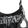 Borsa a tracolla Le Cagole XS fai da te in metallo “Black” 6713092AAXE1090