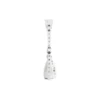 Borsa a tracolla Le Cagole XS fai da te in metallo “White” 6713092AAXE9066