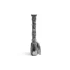 Borsa a tracolla Le Cagole Xs metallizzata “Silver” 7716700GT3Y8103