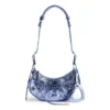 Borsa a tracolla Le Cagole XS metallizzata “Viola” 6713090GT3Y5214